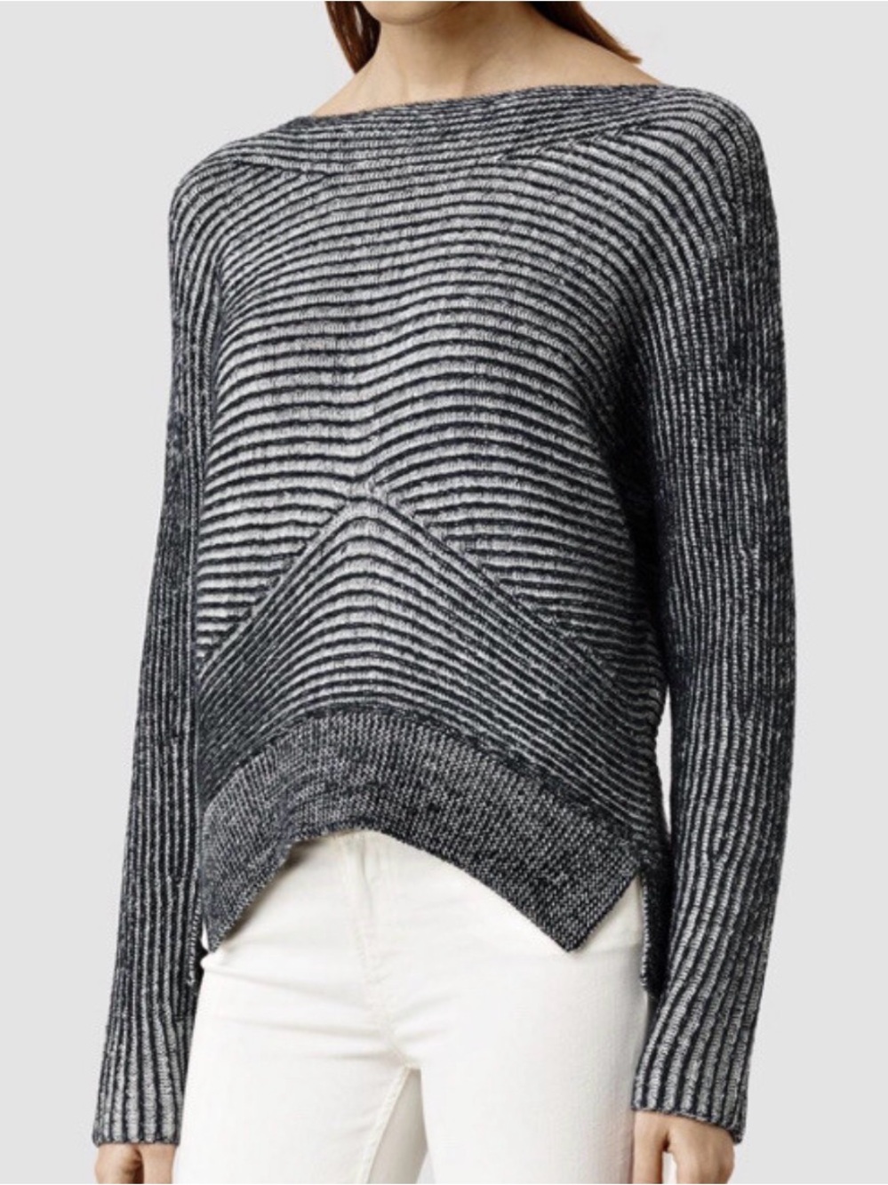 All Saints 100% Merino Wool Mesa Jumper Sweater S